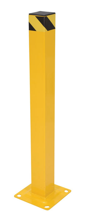 Vestil BOL-SQ-42-4 steel square bollard with cap - view 2