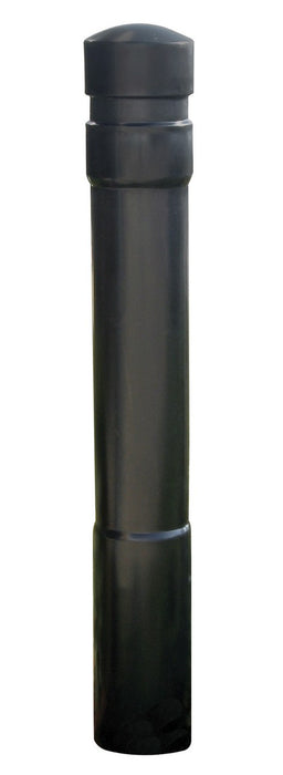 Vestil BPC-DA-B Polyethylene Arch Bollard Cover 7 in. x 7 in. x 52 in. Black