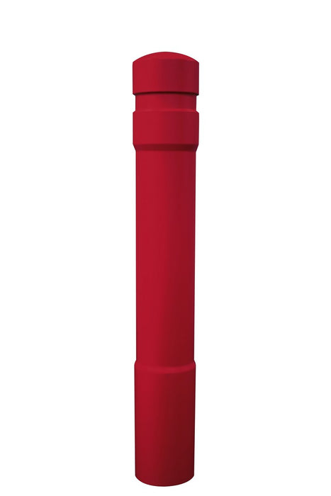 Vestil BPC-DA-R Polyethylene Arch Bollard Cover 7 in. x 7 in. x 52 in. Red