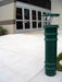 Vestil BPC-DM-LAC-FG Polyethylene Metro with AC Light Bollard Cover 7 in. x 7 in. x 57 in. Green