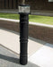 Vestil BPC-DM-LUV-B Polyethylene Metro with UV Light Bollard Cover 7 in. x 7 in. x 57 in. Black