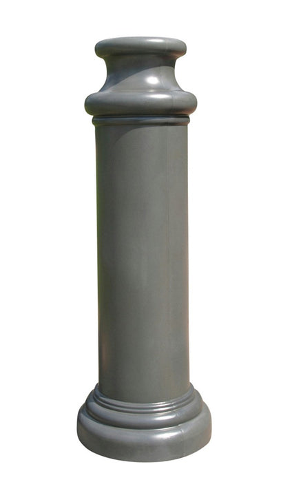 Vestil BPC-DP-GY Polyethylene Pawn Bollard Cover 11-1/4 in. x 11-1/4 in. x 49 in. Gray