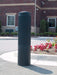 Vestil BPC-DR-B Polyethylene Ribbed Bollard Cover 11-1/4 in. x 11-1/4 in. x 52 in. Black