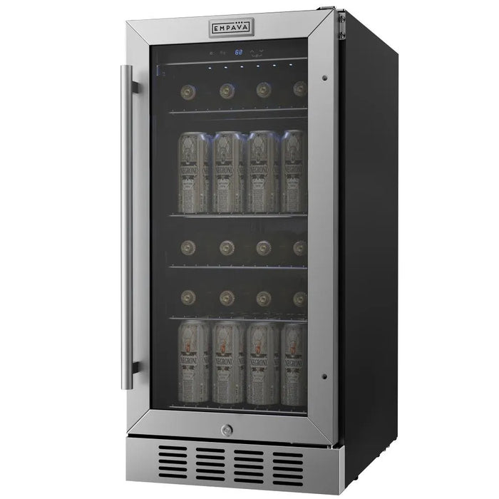 Empava EMPV-BR05S 80 can beverage cooler with six shelves