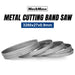 129 inch bandsaw blade for SKU: 500410 | Model: BS-1018B SKU: 500411 | Model: BS-1018R, Metal Band Saw,2PK