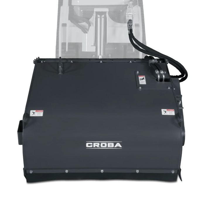 40'' Working Width Mini Skid Steer Box Broom Sweeper