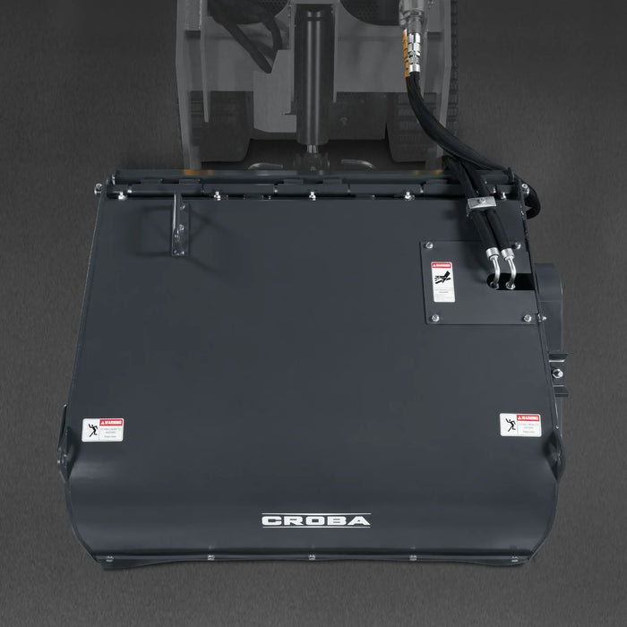 40'' Working Width Mini Skid Steer Box Broom Sweeper
