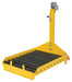 Vestil BTC-PJ-WINCH fork truck battery transfer platform with winch - view 2