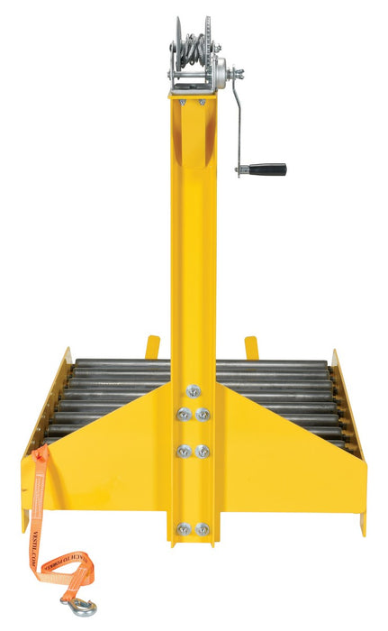 Vestil BTC-PJ-WINCH fork truck battery transfer platform with winch - view 4
