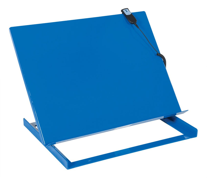 Vestil BTT-5-36 Linear Bench Top Tilter 28 in. x 36 in. 500 lb. Capacity Blue