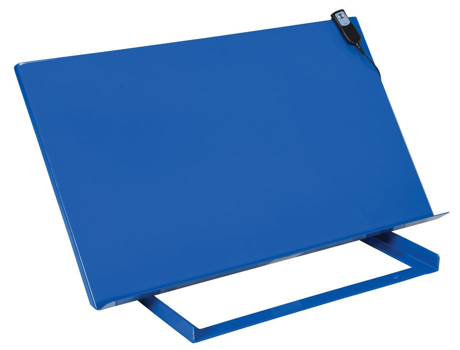 Vestil BTT-5-46 Linear Bench Top Tilter 28 in. x 46 in. 500 lb. Capacity Blue