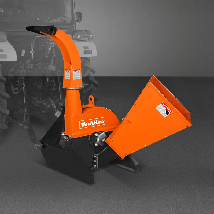 3-Point PTO Stump Grinder & 4" PTO Wood Chipper & Forestry Log Skidding Winch Combo, SG24 & BX42S &FW8800