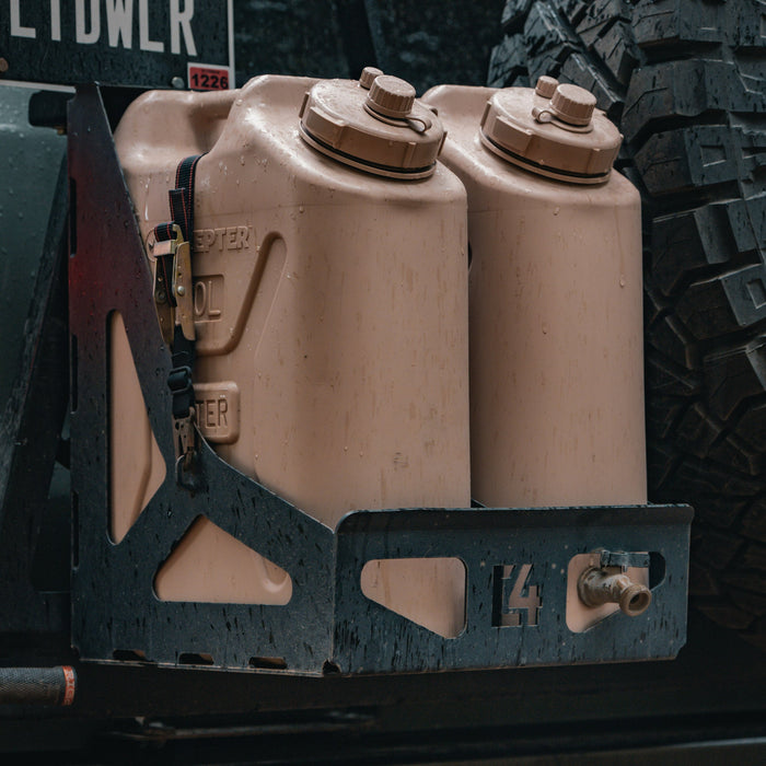 C4 Fabrication Dual Jerry Can Carrier Overland Ready Gear – image 2 of 13