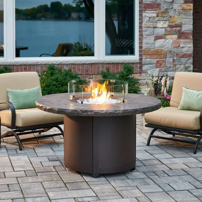 The Outdoor Greatroom Beacon 48" Round Gas Fire Pit Table | BC-20