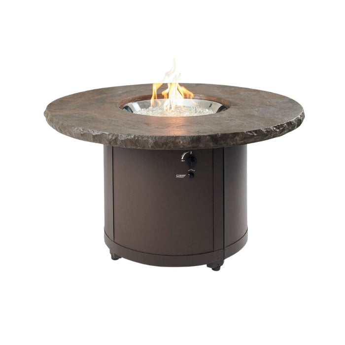 The Outdoor Greatroom Beacon 48" Round Gas Fire Pit Table | BC-20