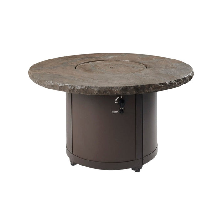 The Outdoor Greatroom Beacon 48" Round Gas Fire Pit Table | BC-20