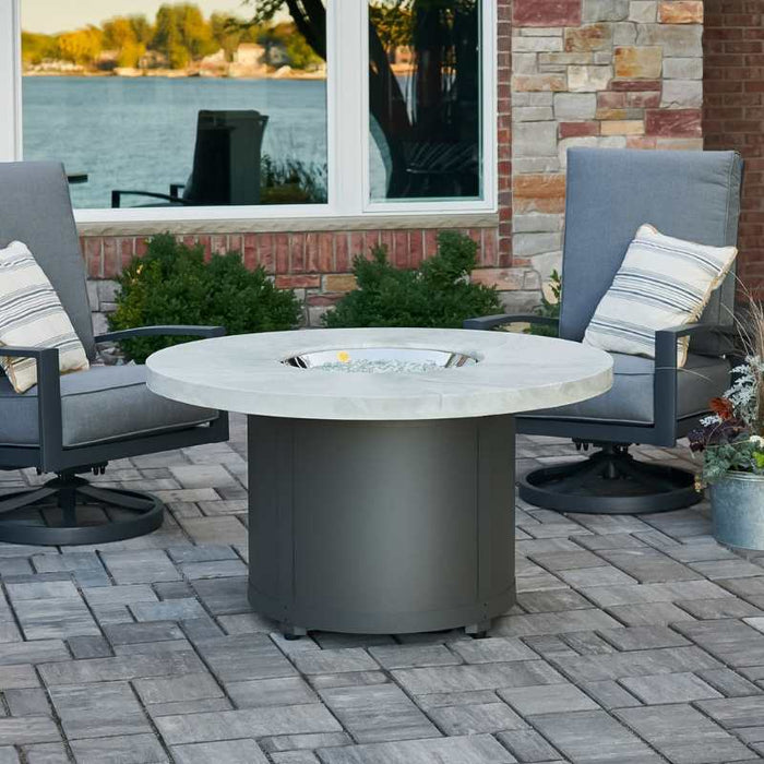 The Outdoor Greatroom Beacon 48" Round Gas Fire Pit Table | BC-20