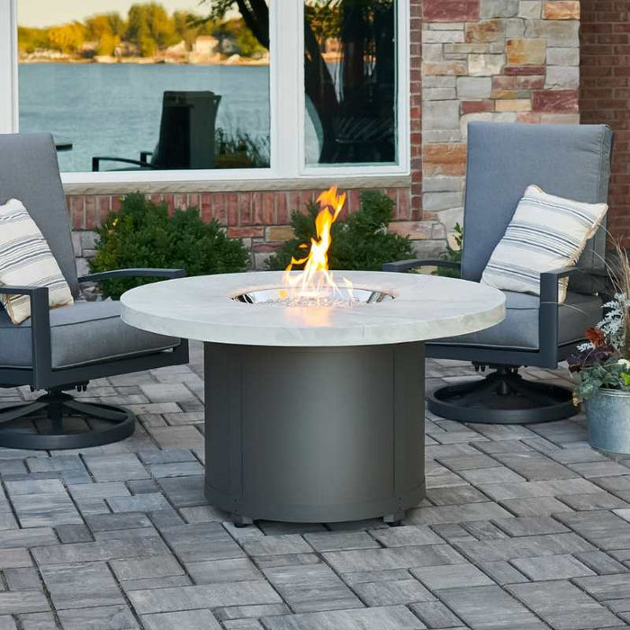 The Outdoor Greatroom Beacon 48" Round Gas Fire Pit Table | BC-20