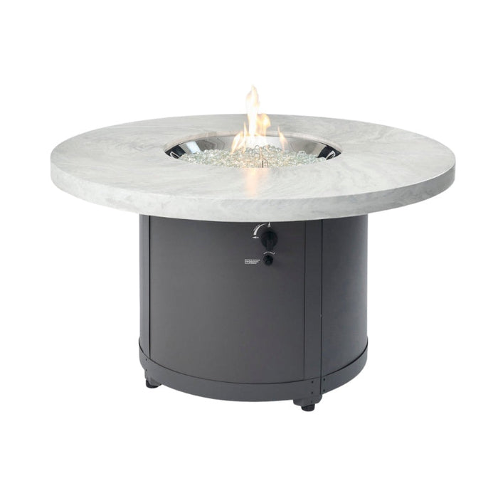 The Outdoor Greatroom Beacon 48" Round Gas Fire Pit Table | BC-20