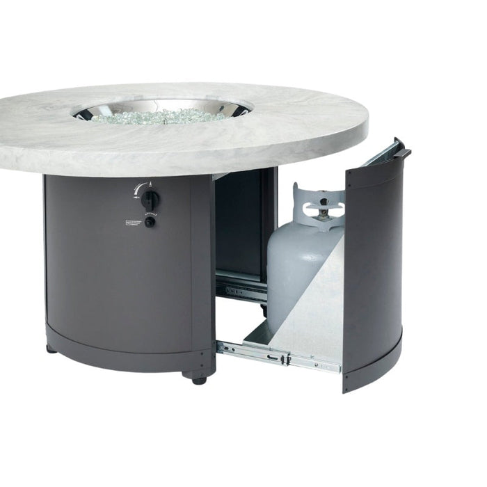 The Outdoor Greatroom Beacon 48" Round Gas Fire Pit Table | BC-20