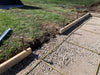 Gap between 2x4 concrete form boards before adding a FormExtender