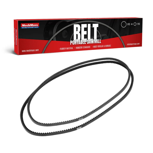 ( 1 Pack / 2 Pcs ) Belt for 26" Portable Sawmill, SM-26 (SKU: 150166; 150166D6; 150166K6）