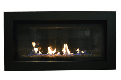 Fireplace BENNETT-CLEAN-BLK - front view