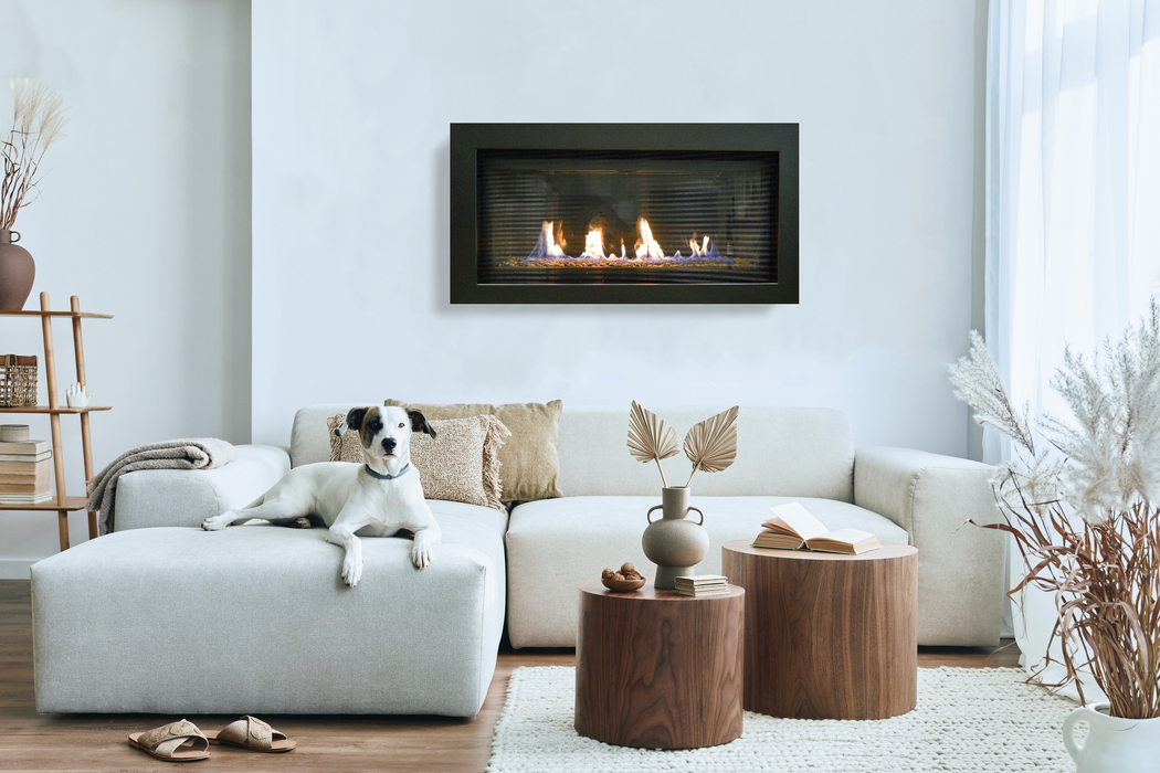45" Gas Fireplace BENNETT-45-NG - angle view