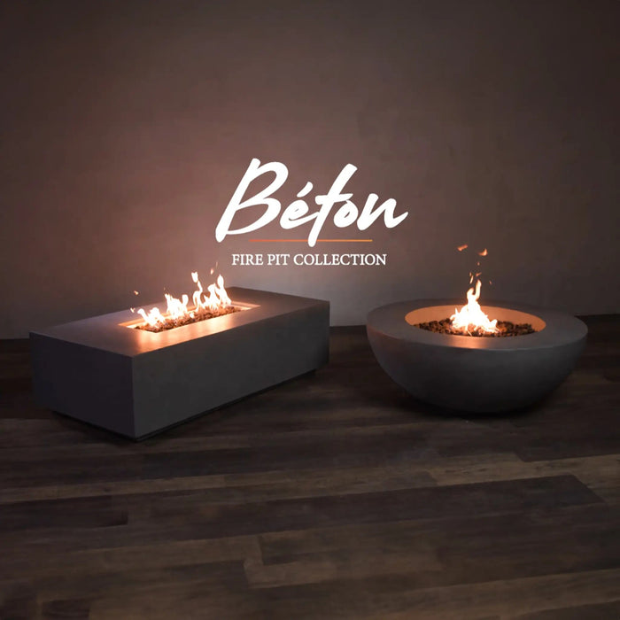 Starfire Designs Beton 55" Rectangle Gas Fire Pit Starfire Designs