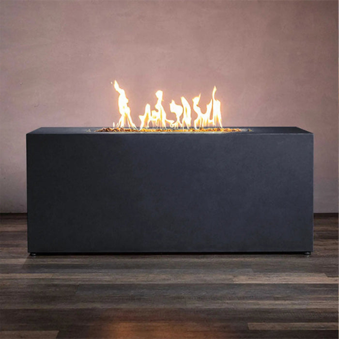 Starfire Designs Beton 55" Rectangle Hidden Propane Tank Gas Fire Pit Starfire Designs