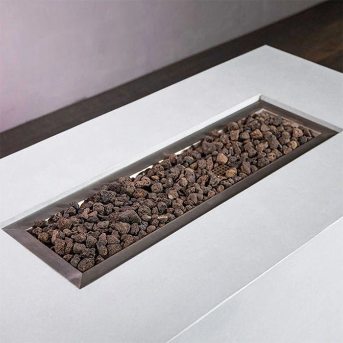 Starfire Designs Beton 55" Rectangle Hidden Propane Tank Gas Fire Pit Starfire Designs