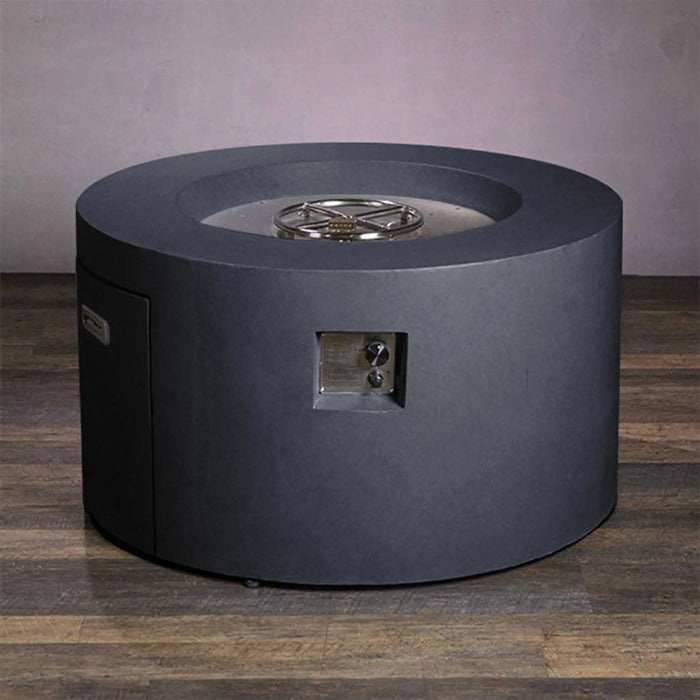 Starfire Designs Beton 42" Round Hidden Propane Tank Gas Fire Pit Starfire Designs