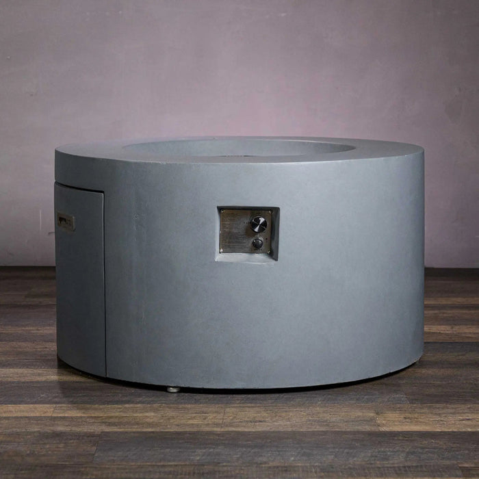 Starfire Designs Beton 42" Round Hidden Propane Tank Gas Fire Pit Starfire Designs