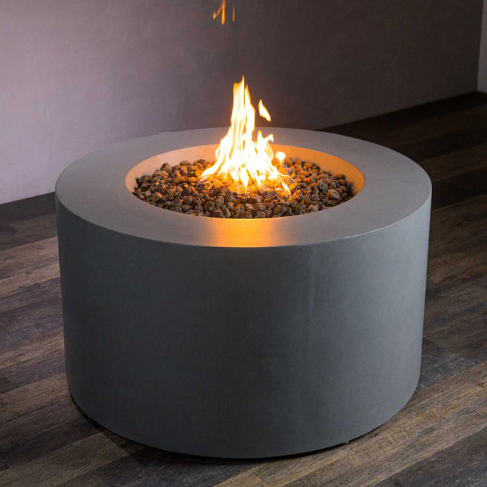 Starfire Designs Beton 42" Round Hidden Propane Tank Gas Fire Pit Starfire Designs