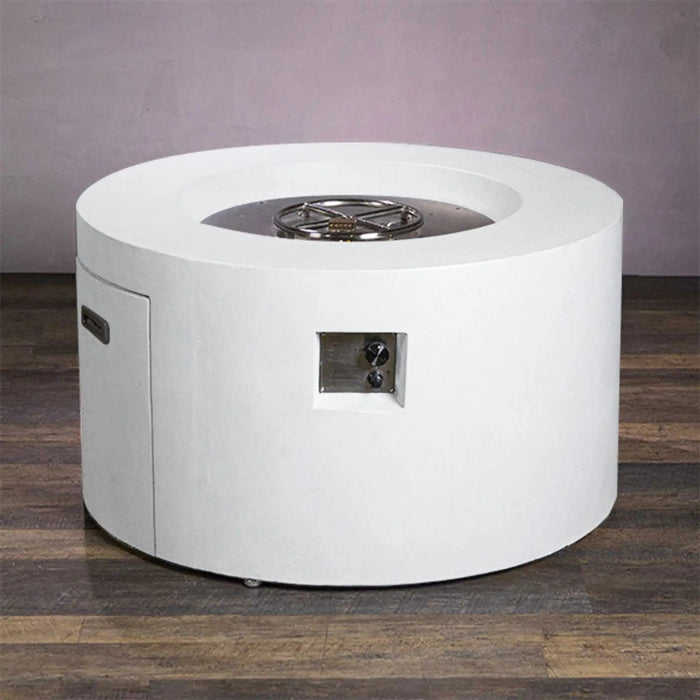Starfire Designs Beton 42" Round Hidden Propane Tank Gas Fire Pit Starfire Designs