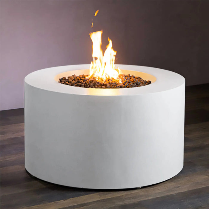 Starfire Designs Beton 42" Round Hidden Propane Tank Gas Fire Pit Starfire Designs