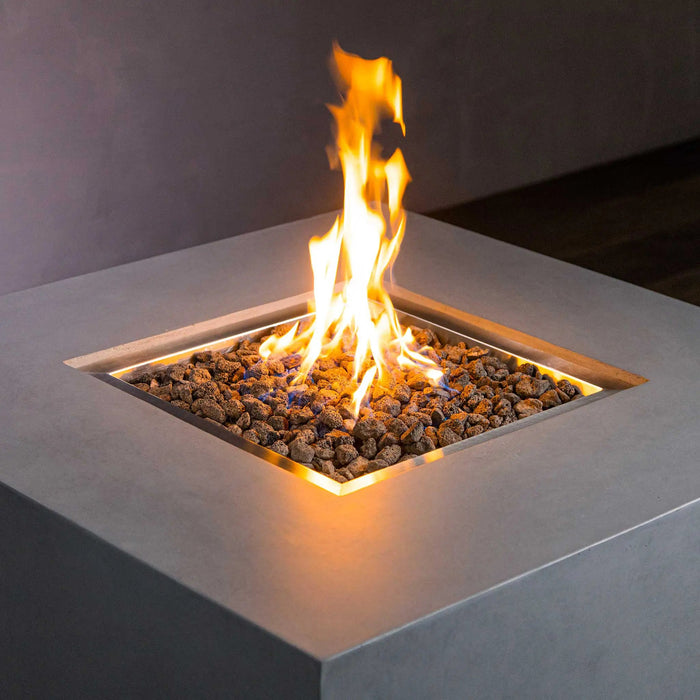 Starfire Designs Beton 42" Square Hidden Propane Tank Gas Fire Pit Starfire Designs