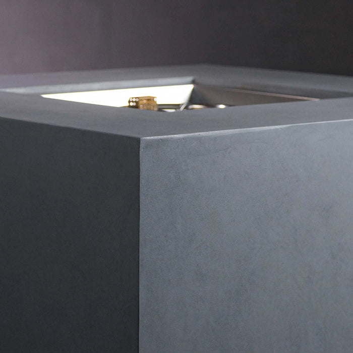 Starfire Designs Beton 42" Square Hidden Propane Tank Gas Fire Pit Starfire Designs