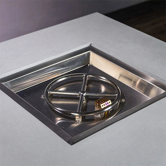 Starfire Designs Beton 42" Square Hidden Propane Tank Gas Fire Pit Starfire Designs