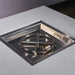 Starfire Designs Beton 42" Square Hidden Propane Tank Gas Fire Pit Starfire Designs