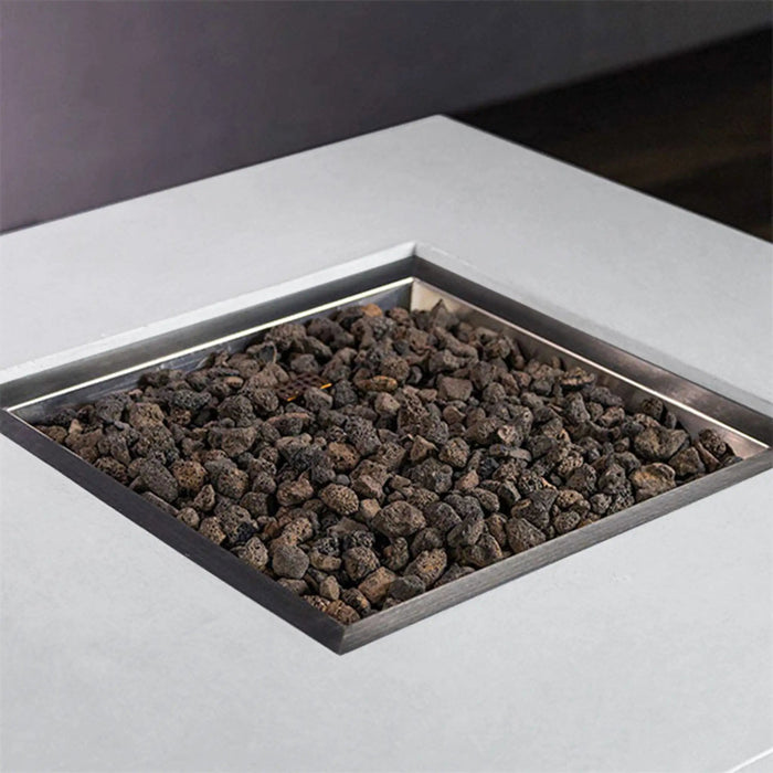Starfire Designs Beton 42" Square Hidden Propane Tank Gas Fire Pit Starfire Designs