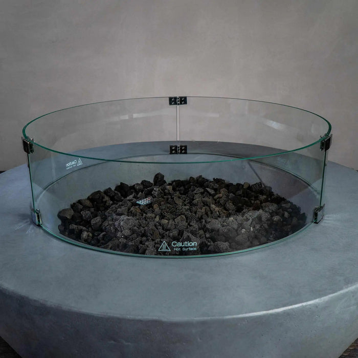 Starfire Designs Beton Round Glass Wind Guard Starfire Designs