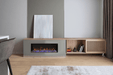 40" Electric Fireplace BI-40-SLIM-OD-LUMINA - side view