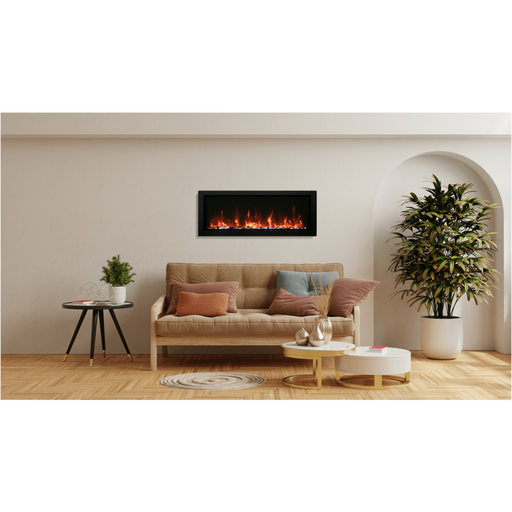 40" Electric Fireplace BI-40-SLIM-OD-LUMINA - front view