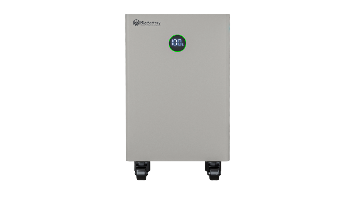 High quality photo of the Big Battery 48V Nexus 15kWh Front View. Photo sourced by Current Connected.