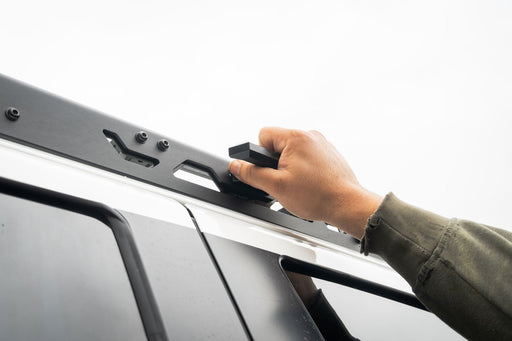 DV8 Offroad Billet Utility Handle Pair – installed on vehicle, image 2 of 14