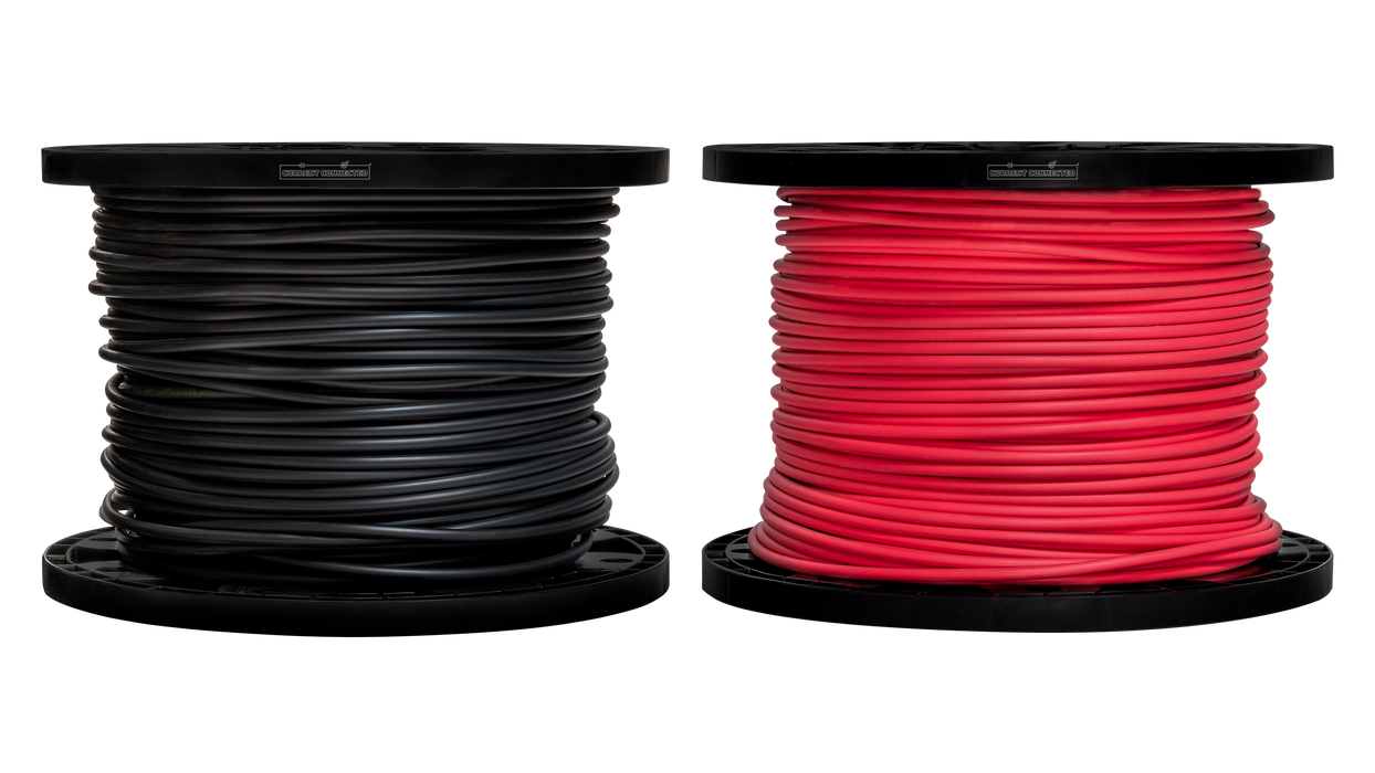 10 AWG Solar PV Cable, Bulk 500Ft Spool of 103 Strand Red or Black XLP PV Wire, RHW-2 and USE-2 Applications - Urban Supply Inc