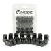 MODZ Golf Cart Lug Nuts - Pack of 16 Metric (12mm -1.25) Black