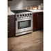 Thor Kitchen 30 in. 4.55 cu. ft. Professional Propane Gas Range in Stainless Steel, LRG3001ULP Thor Kitchen