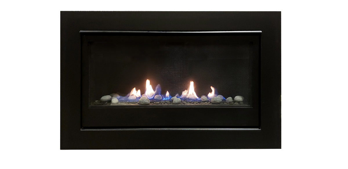 36" Gas Fireplace BOSTON-36-NG-EI - front view